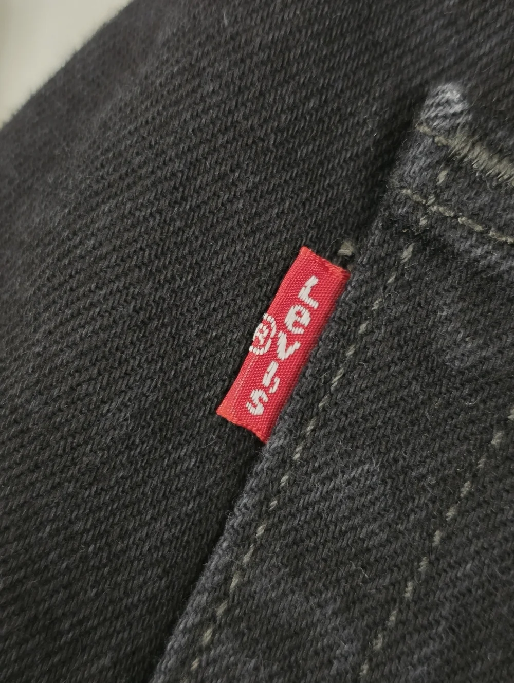 Levi’s 501 Black Wash Straight Leg Jeans Button Fly W40 L34 Classic Fit Cotton